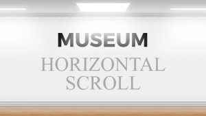 Curso de landing con scroll horizontal - El museo