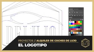 Diseñando el logotipo para DELUJO