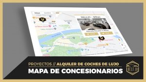 MAPA dinámico de tiendas (concesionarios) con JET ENGINE