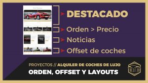 Orden, Offset, Switcher destacado y layouts compuestos para Listing Grid