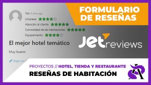 RESEÑAS o REVIEWS para las habitaciones del Hotel