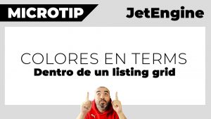Diseña la lista de terms o categorías para que tengan COLORES dinámicos