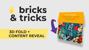 Efecto fold 3D animado usando perspectiva | Bricks & tricks