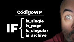 Funciones de condición IF con is_page, is_single, is_singular, is_archive | CódigoWP