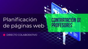 Web para contratación de profesores | Planificación web