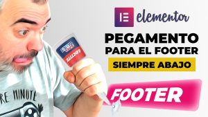 Footer PEGADO ABAJO aunque haya poco contenido | Tutorial de CSS con Elementor