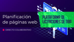 Plataforma de licitaciones de taxi | Planificación Web