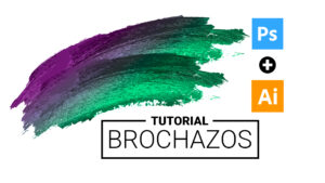 Brochazos | Con Photoshop e Illustrator