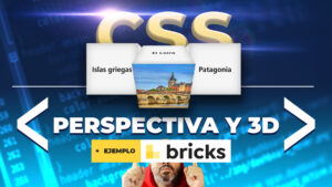 PERSPECTIVA y 3D con CSS + Ejemplo de LOOP 3D en Bricks