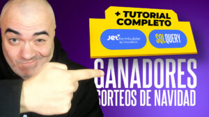 GANADORES DEL SORTEO | Tutorial completo con SQL QUERY