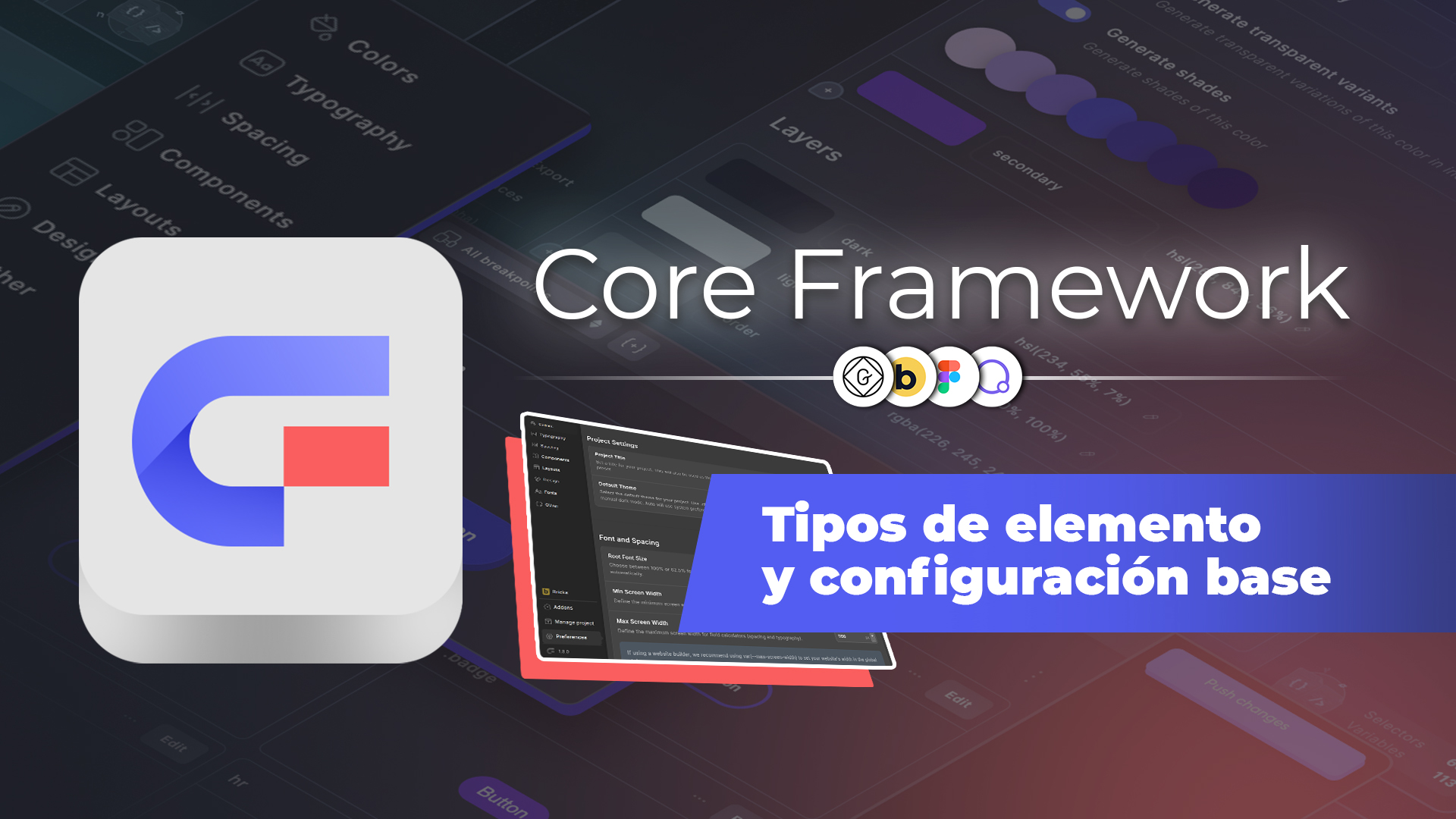 Core Framework | Tipos de elemento y configuración base | - La Máquina ...