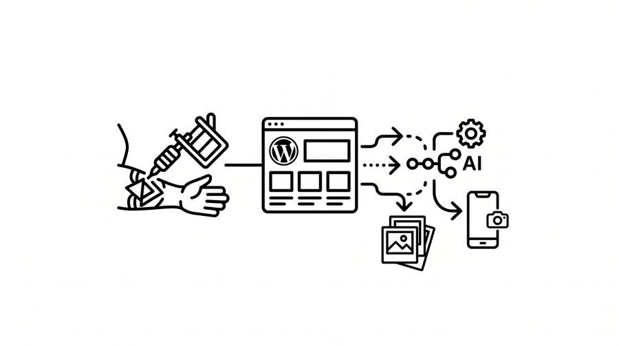 Construimos la web de un estudio de tatuajes con el Sistema LMB