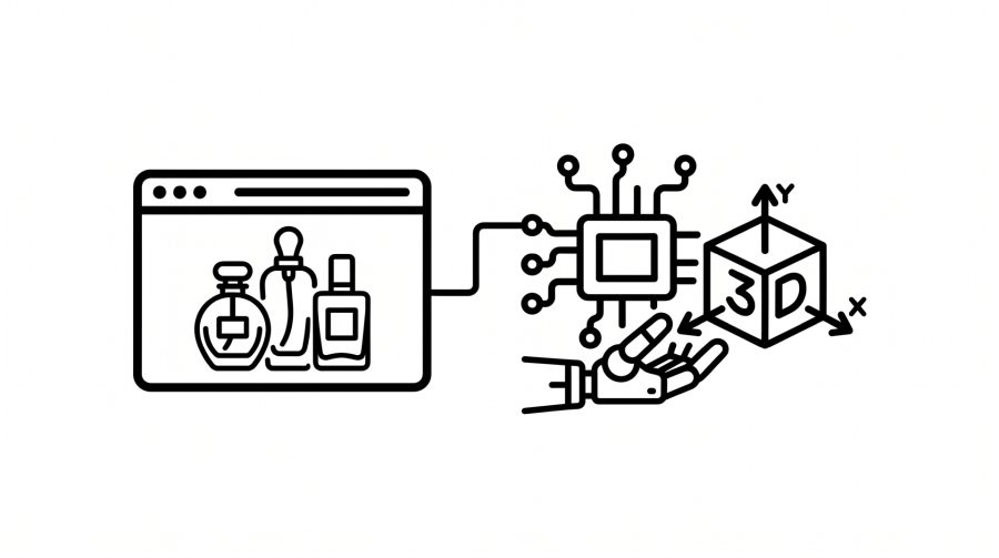 Dirigimos un anuncio de perfumes con IA desde un plató virtual